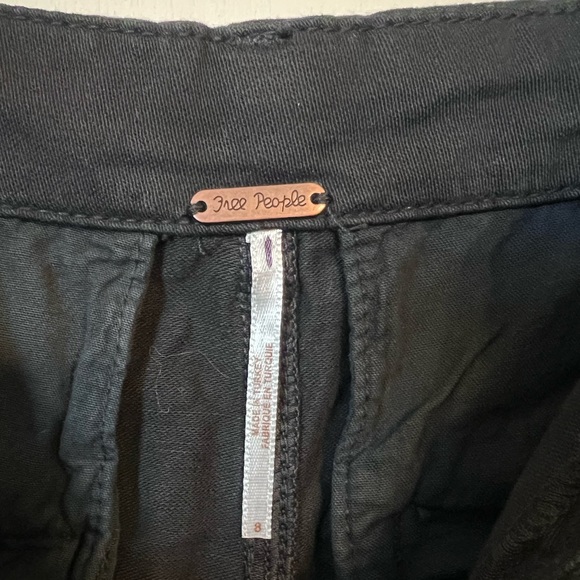 Free People Addy Chino Black Size 8 - Picture 4 of 7